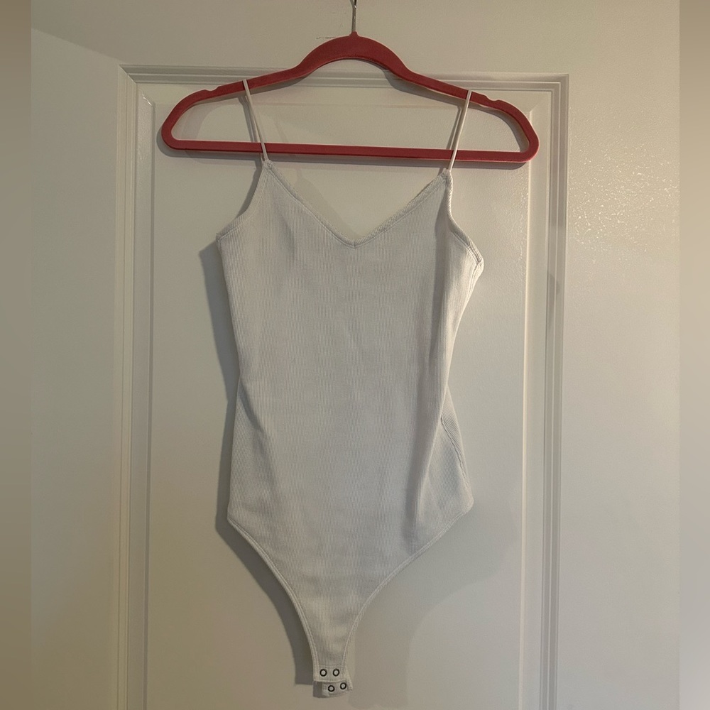 Abercrombie White Tank Bodysuit